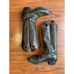 Vintage Tall Buckaroo Cowboy Boots size 8.5D Men's Made in USA Texas Brand